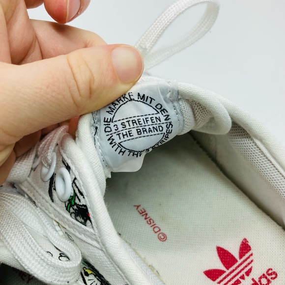 Adidas Originals Nizza x Disney Sport Goofy White Sneakers - Picture 12 of 16